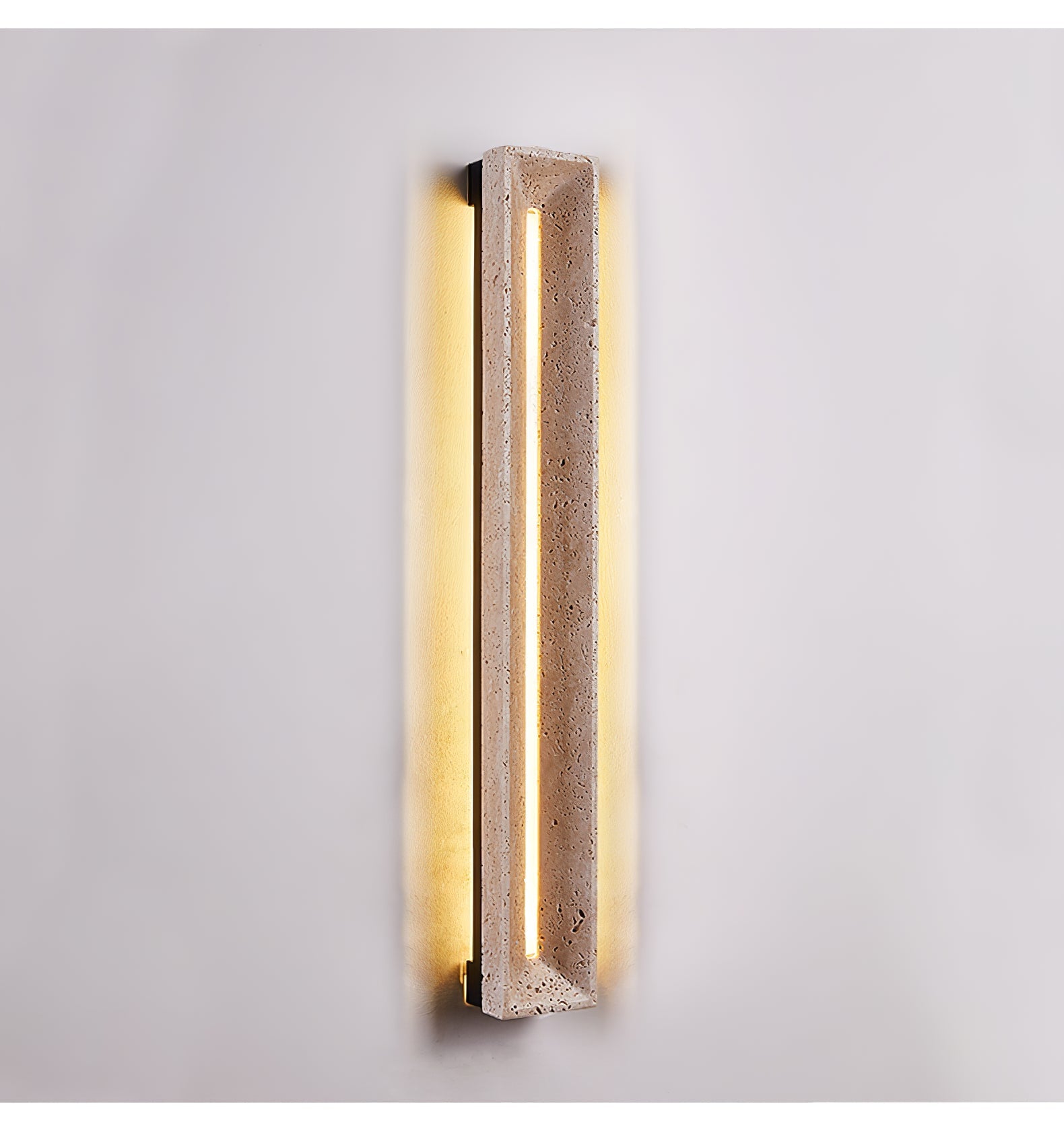 Travertine Beam Nordic Inspired Wall Light