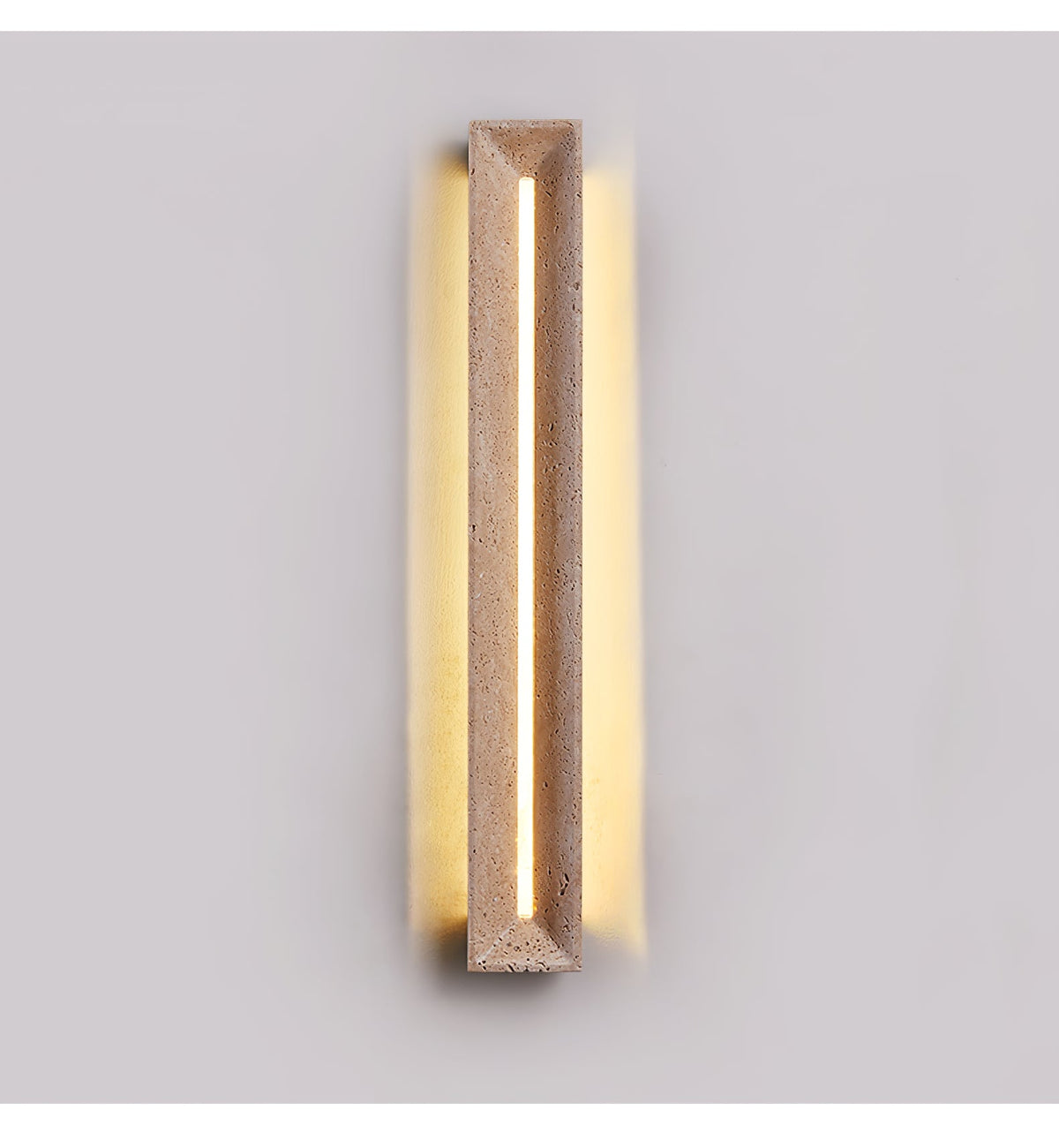 Travertine Beam Nordic Inspired Wall Light
