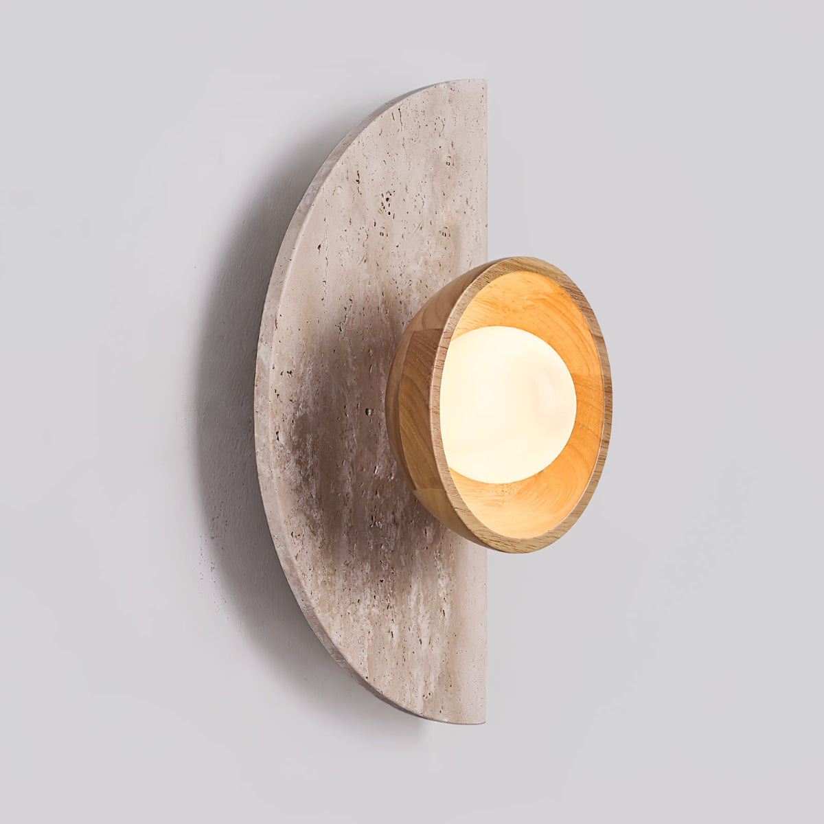 Travertine Nordic Inspired Ambient Wall Light
