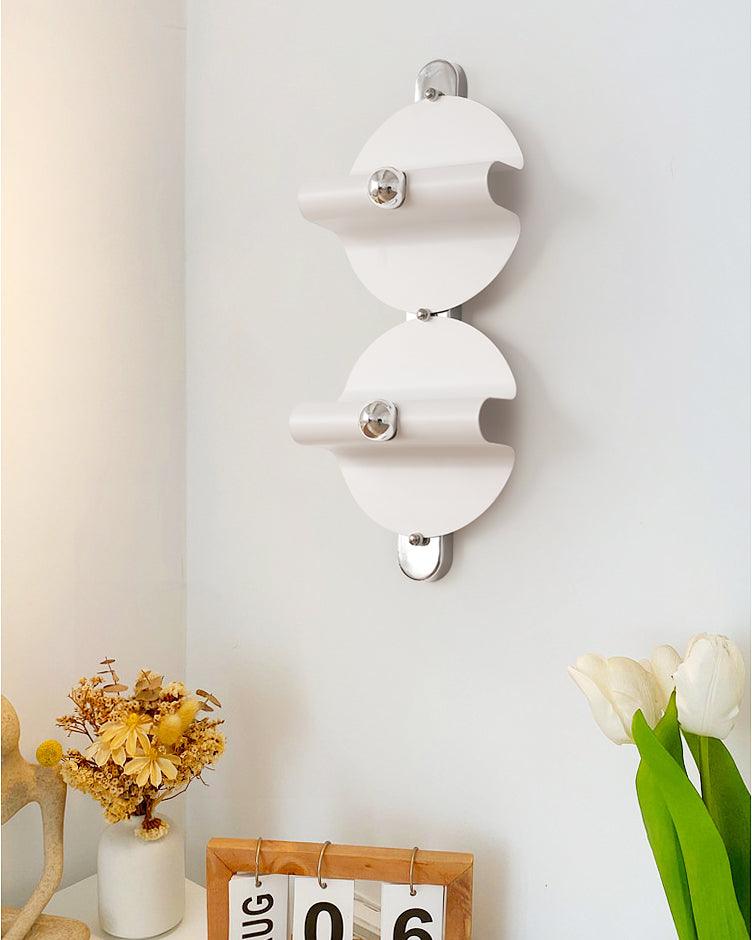 Sculptural Metal Nordic Inspired Wall Lamp