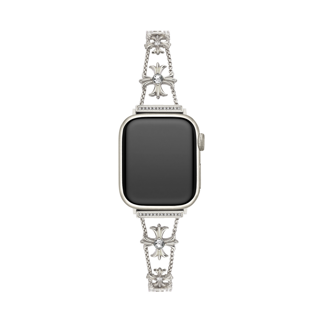 Sleek Rhinestone Apple Watch Bands for Women