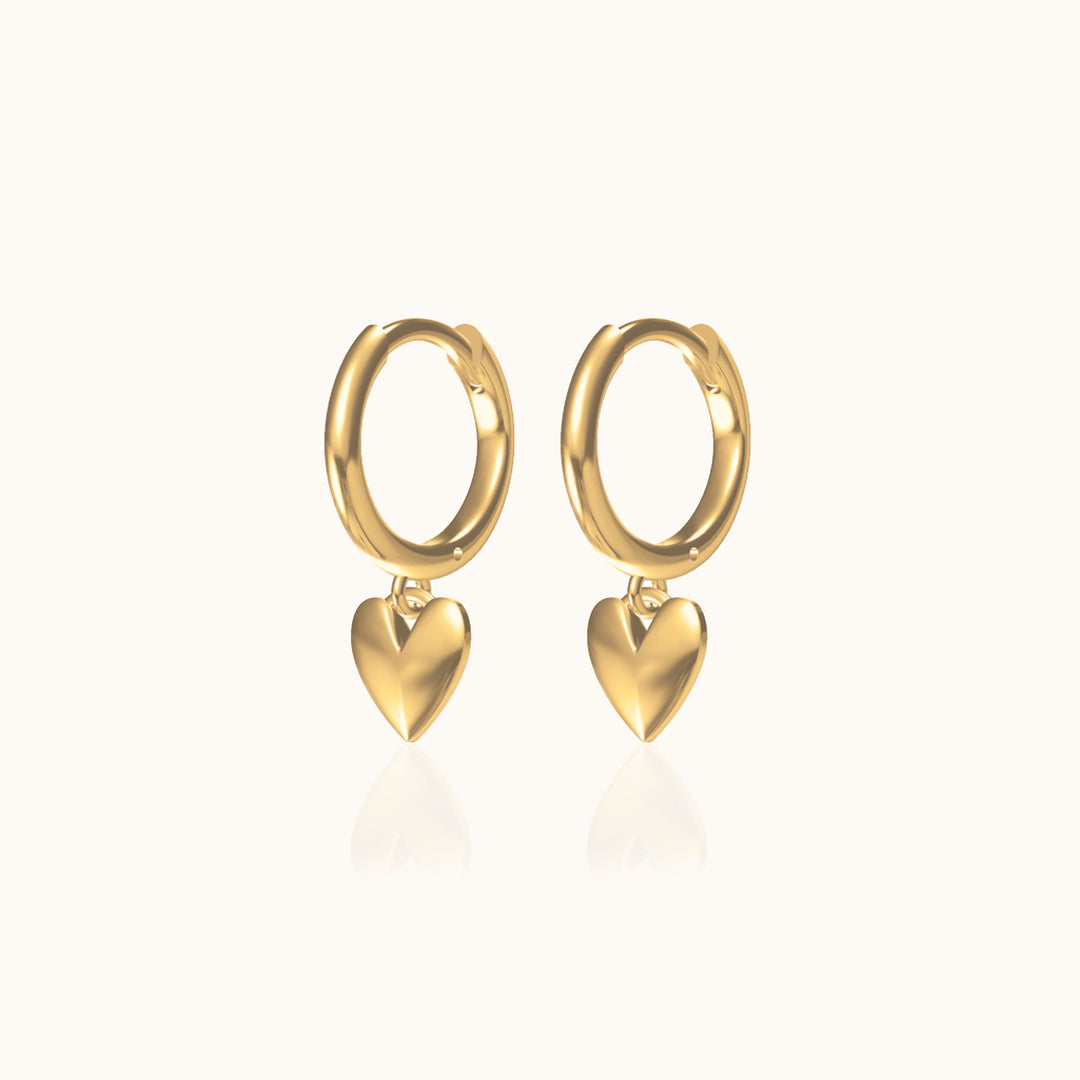 Kalpana Sweetheart Hoop Earrings