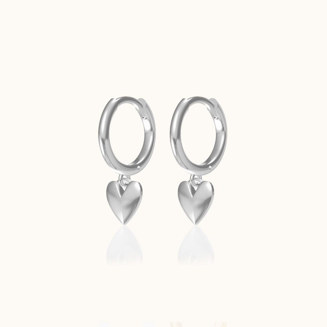 Kalpana Sweetheart Hoop Earrings