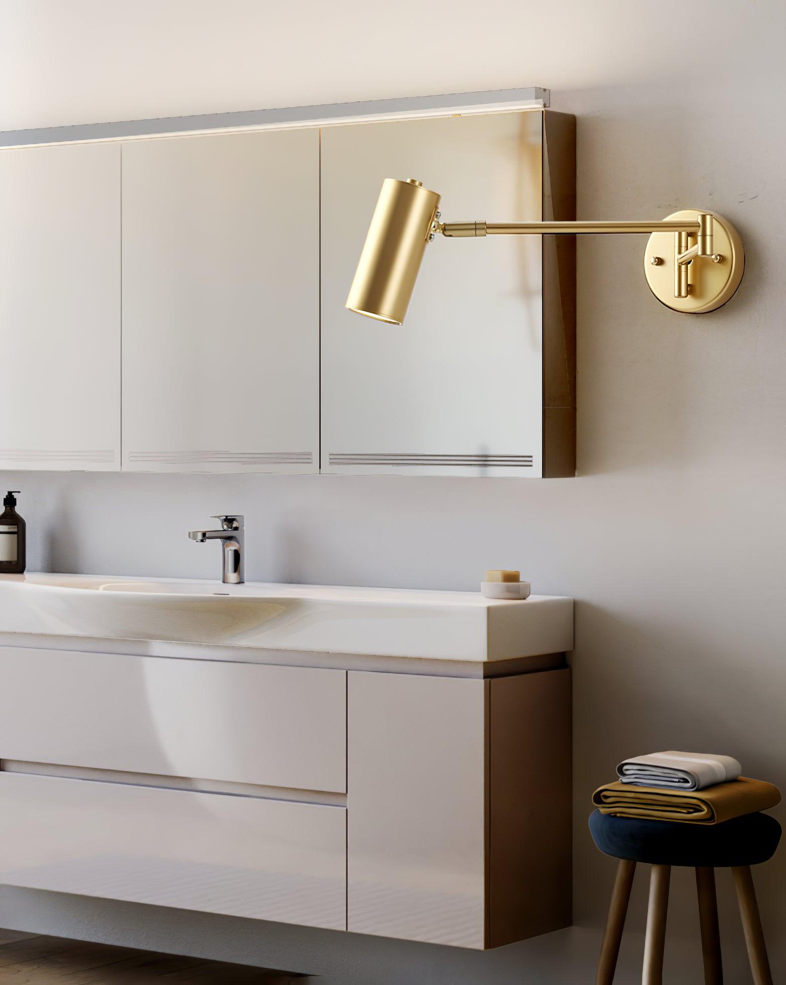 Iron Swing Arm Industrial Chic Wall Sconce