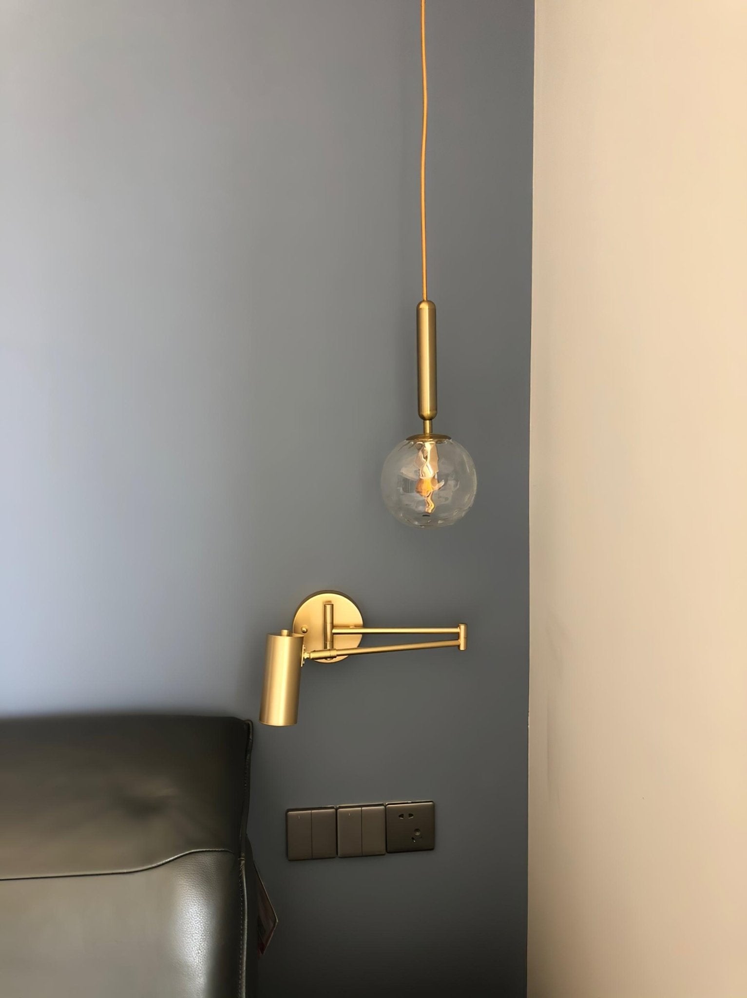 Iron Swing Arm Industrial Chic Wall Sconce