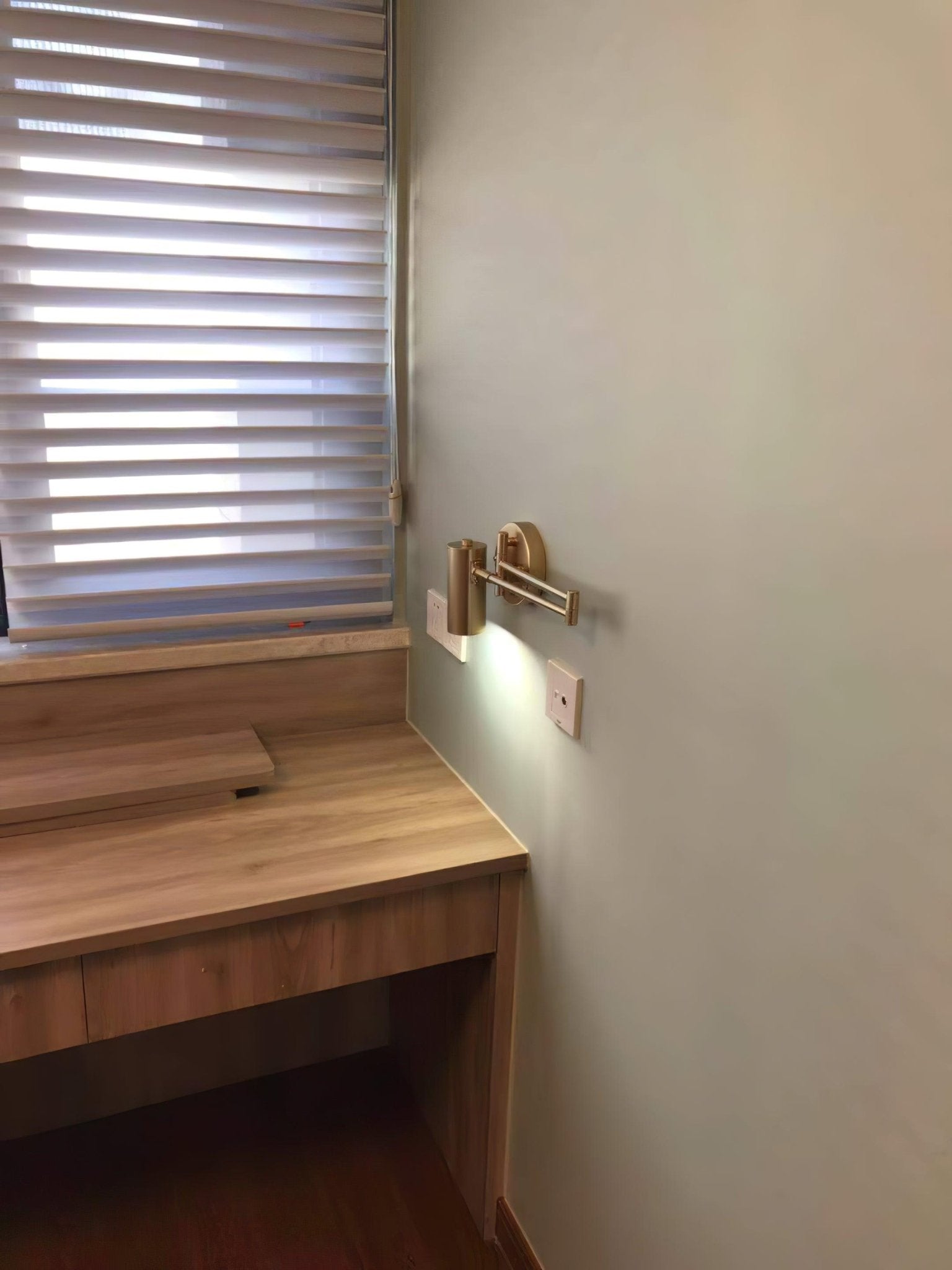 Iron Swing Arm Industrial Chic Wall Sconce