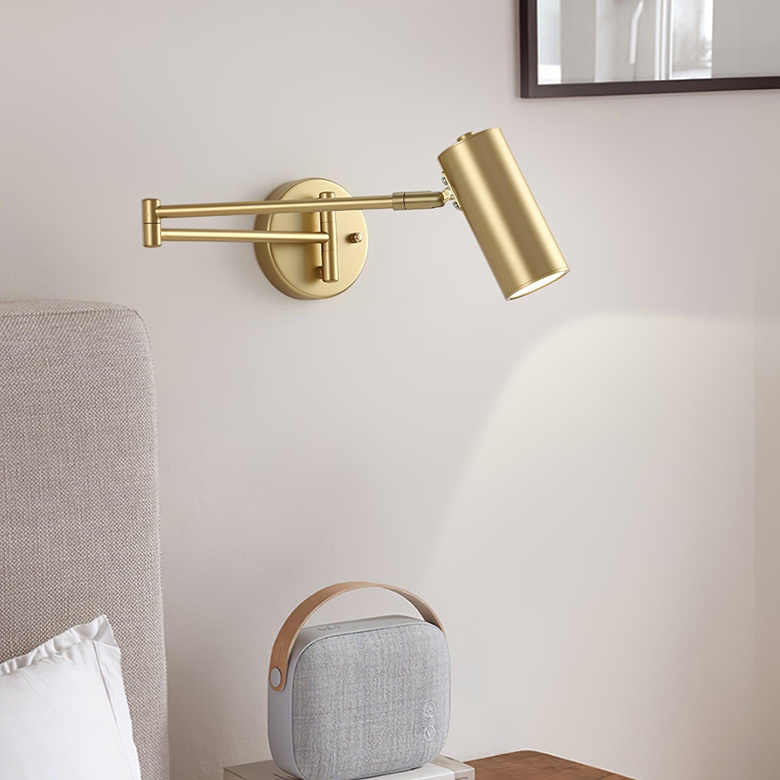 Iron Swing Arm Industrial Chic Wall Sconce