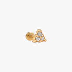 Load image into Gallery viewer, Samira Pyramid Micro Stud Earrings

