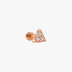 Load image into Gallery viewer, Samira Pyramid Micro Stud Earrings
