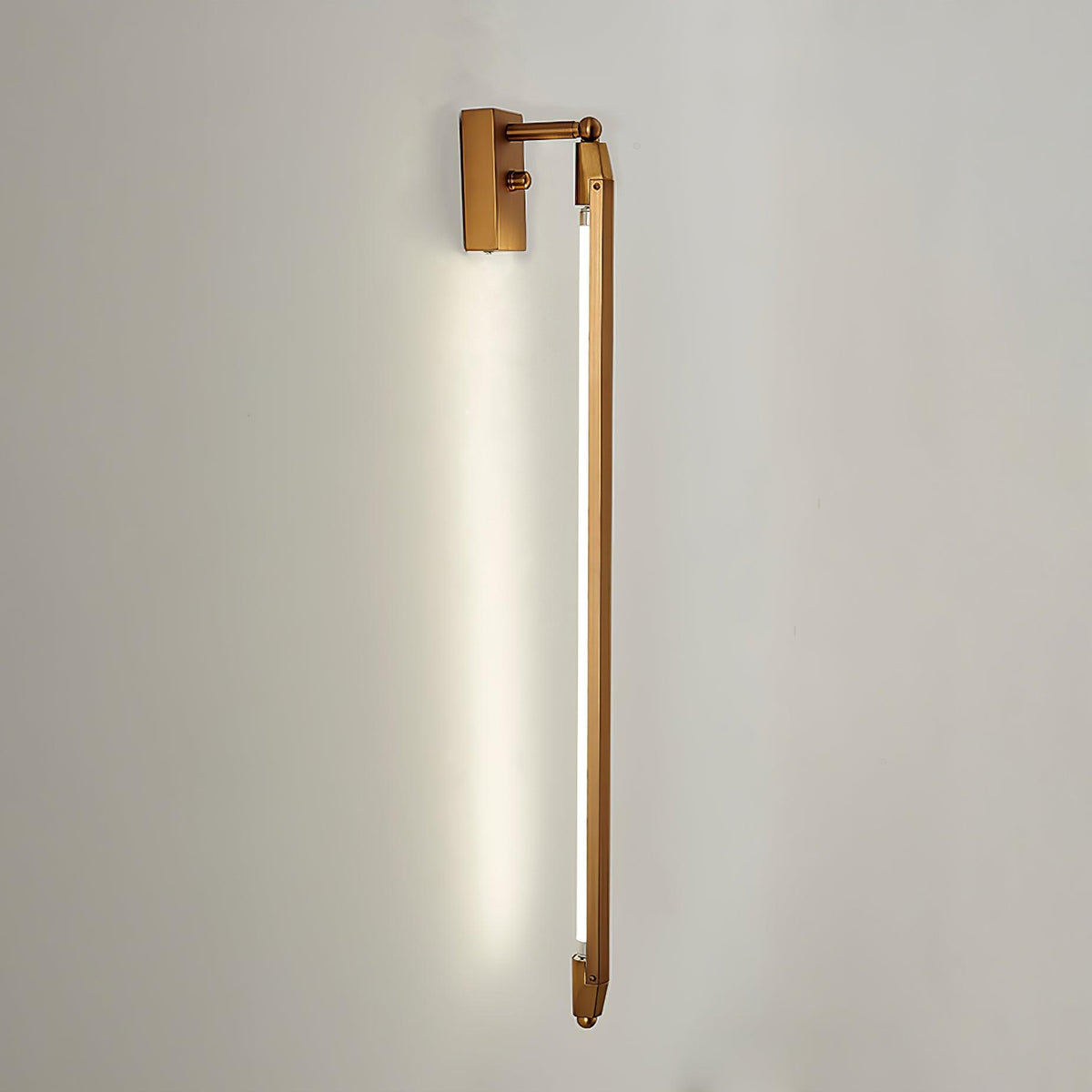 T Shaped Tube Contemporary Adjustable Wall Light