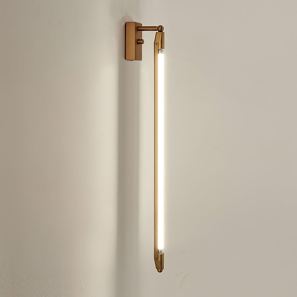 T Shaped Tube Contemporary Adjustable Wall Light
