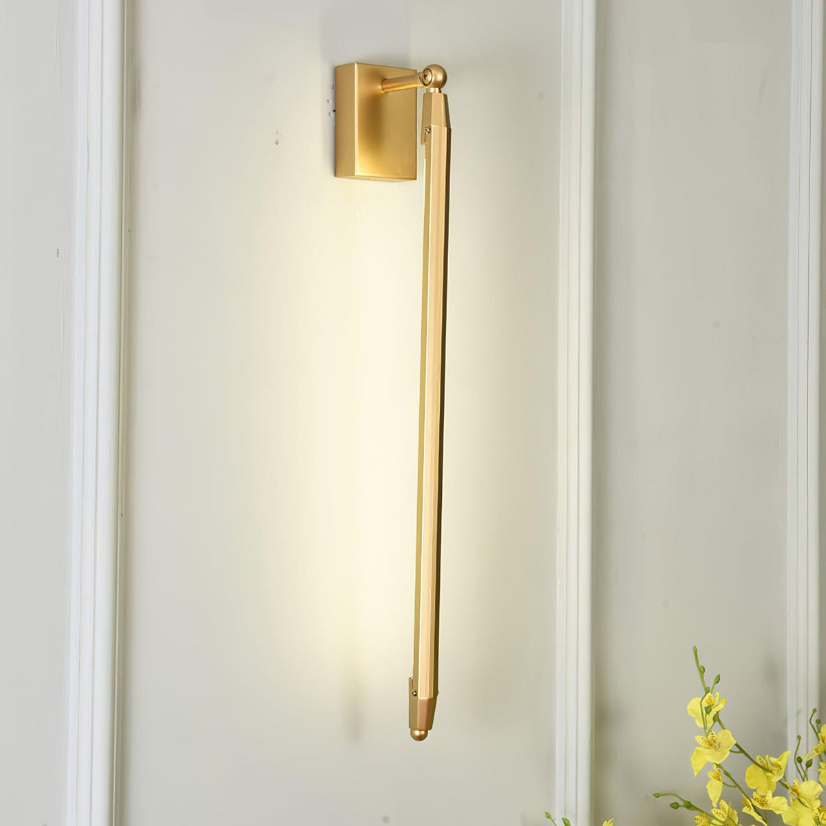 T Shaped Tube Contemporary Adjustable Wall Light