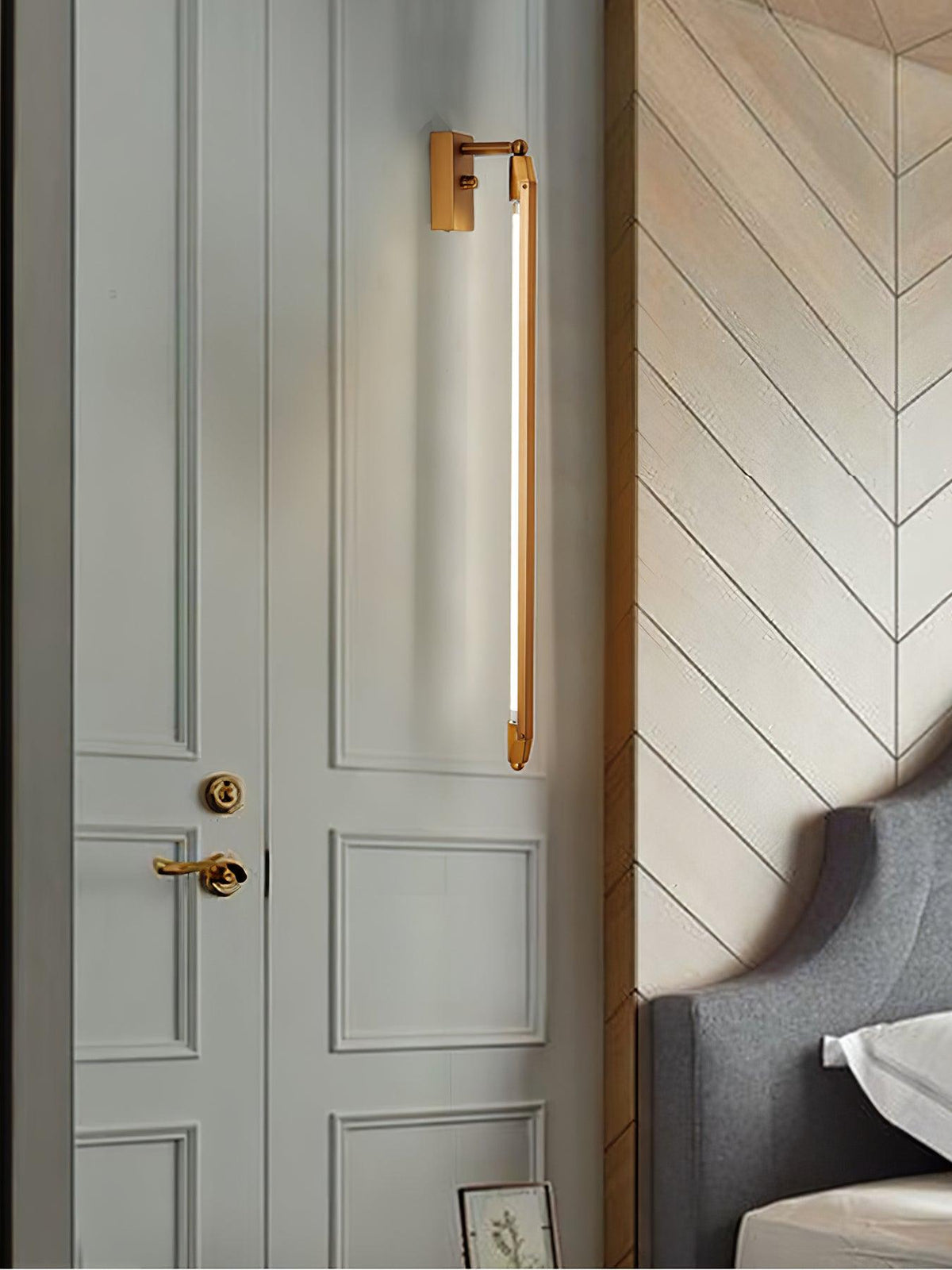 T Shaped Tube Contemporary Adjustable Wall Light