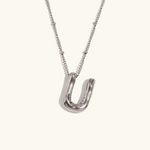 Load image into Gallery viewer, Balloon Gold Initial Necklace
