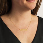 Load image into Gallery viewer, Name Bar Necklace Personalised Bar Necklace

