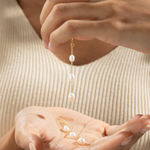 Load image into Gallery viewer, Multiple Pearl Drops Dangle Earrings
