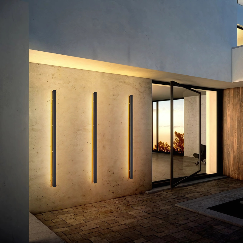 Minimal Modern Outdoor Wall Light With Anti-Rust