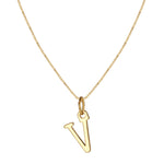 Load image into Gallery viewer, 14k Sleek Serif Initial Necklace
