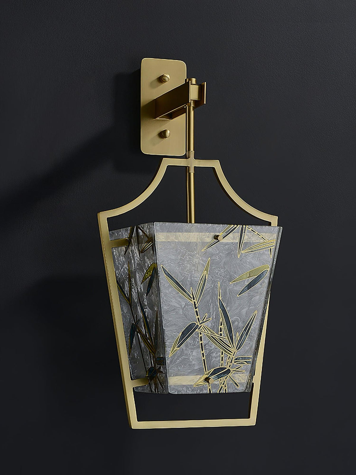 Enameled Glass Nordic Inspired Wall Sconce
