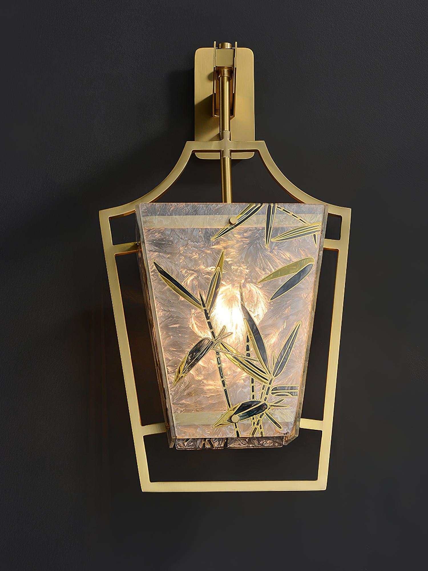 Enameled Glass Nordic Inspired Wall Sconce