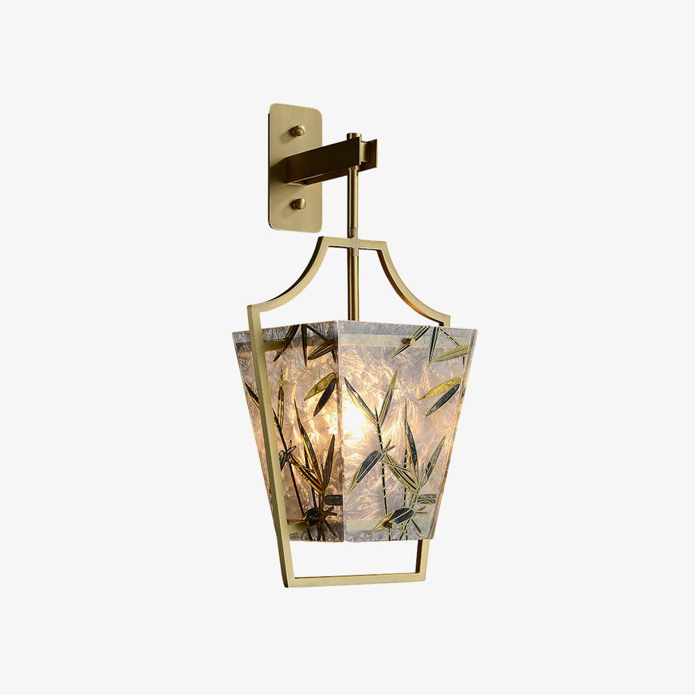 Enameled Glass Nordic Inspired Wall Sconce