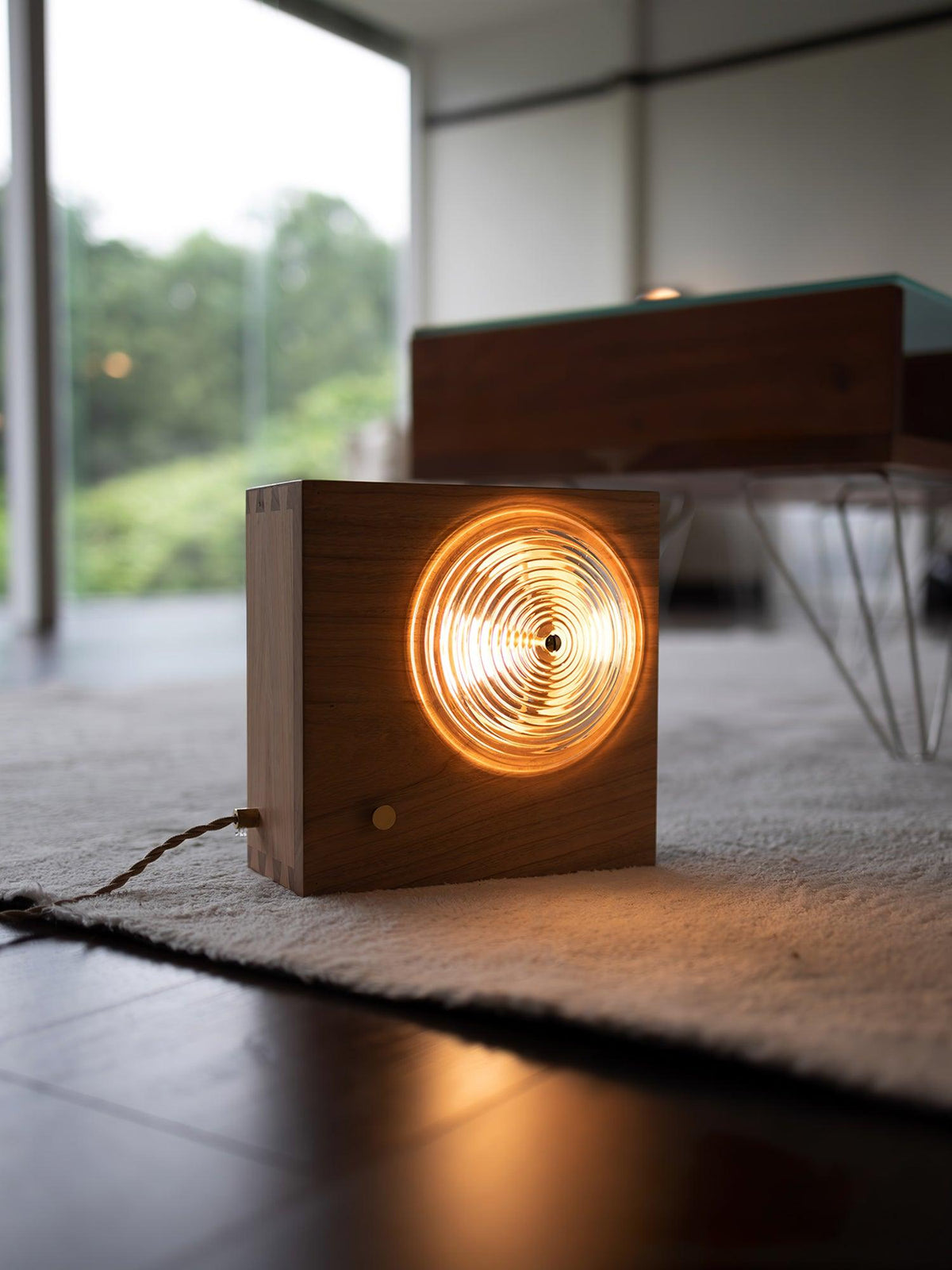 Circular Glass Vintage Inspired Wall Sconce