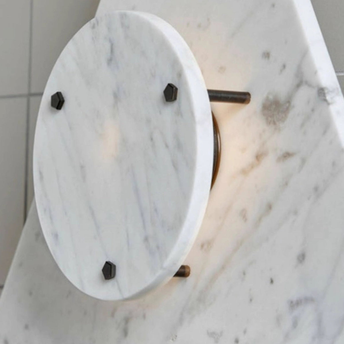 Triangular Marble Contemporary Wall Light