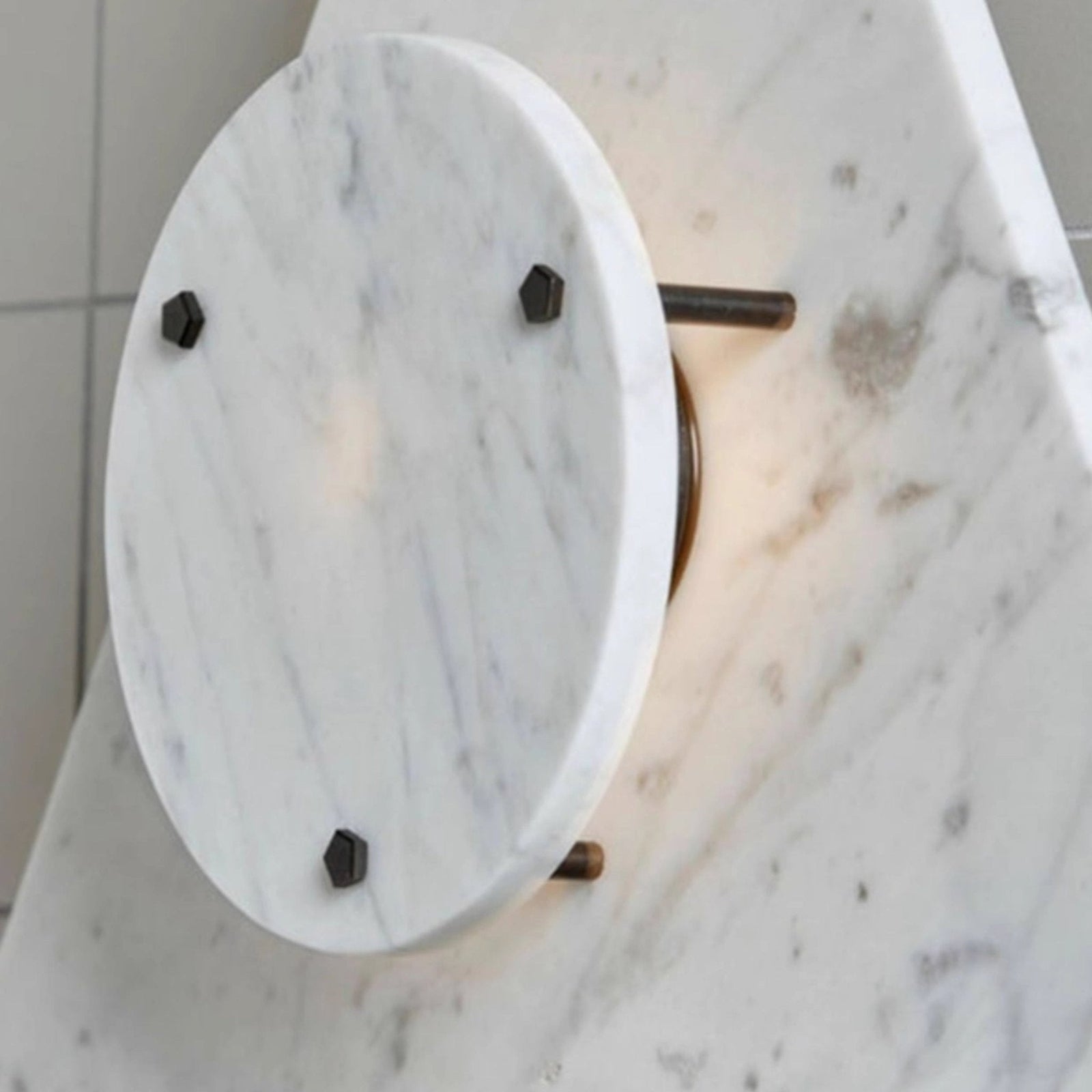 Triangular Marble Contemporary Wall Light
