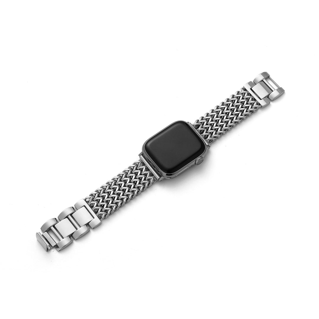 Dazzling Stainless Steel Mesh Apple Watch Bands for Women