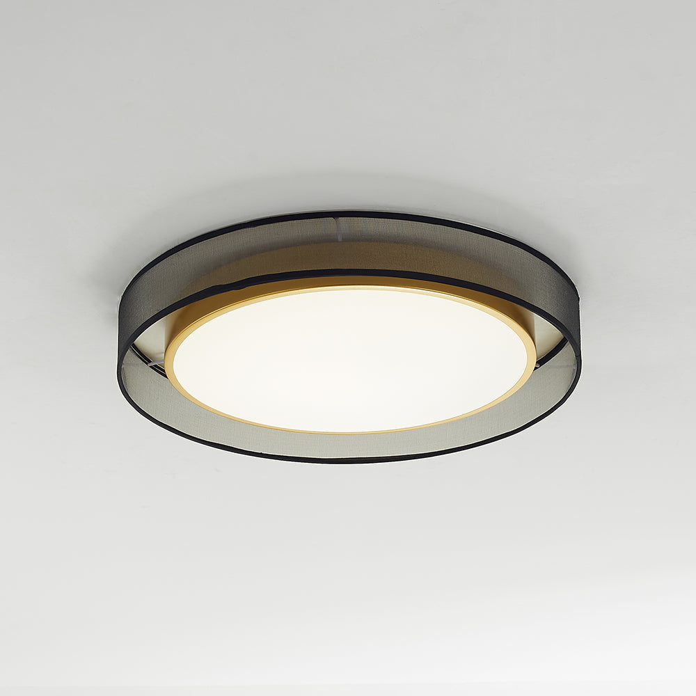 Gold Round Flush Mount Ceiling Light