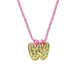 Load image into Gallery viewer, Chunky Gemstone Accented Initial Rope Necklace
