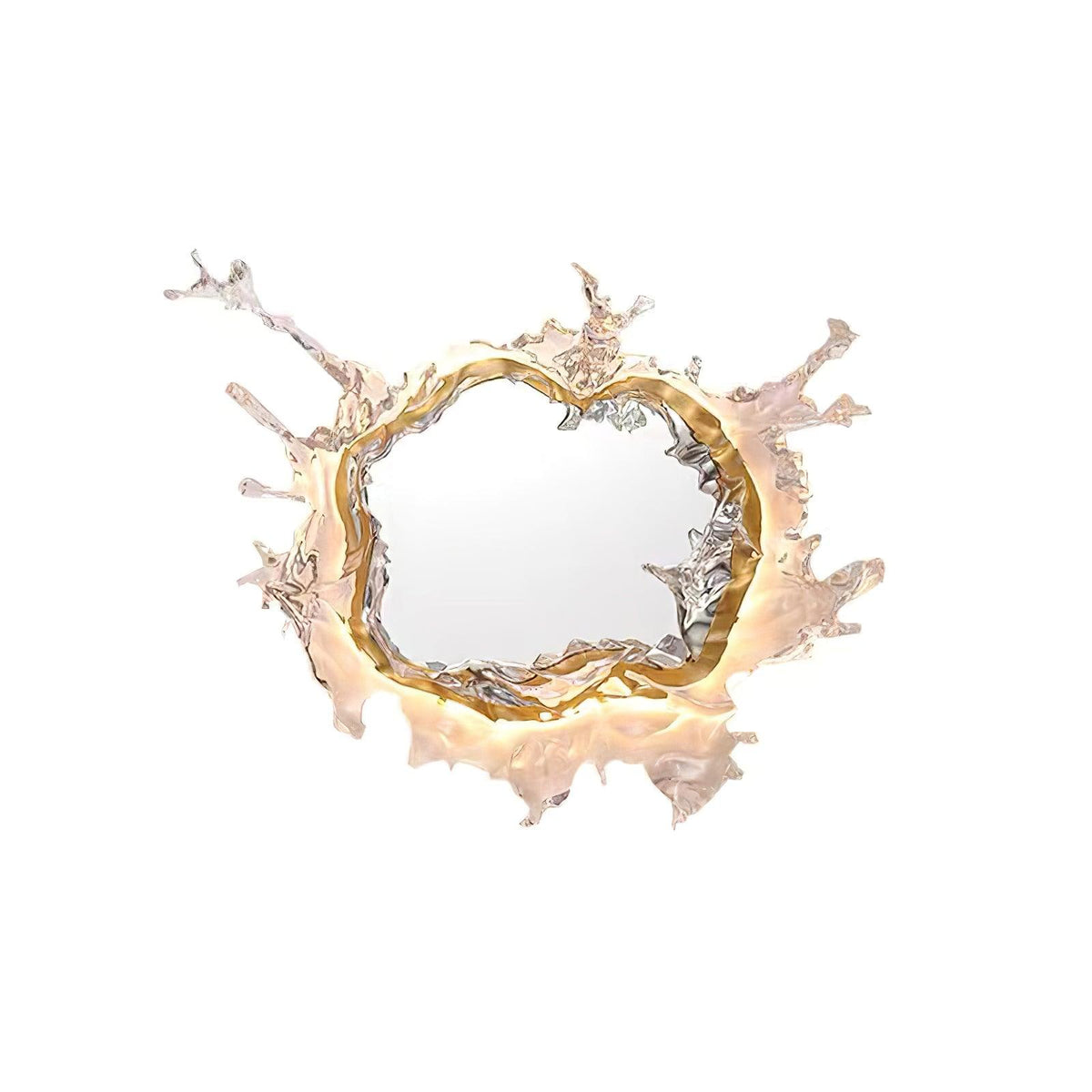 Water Drop Contemporary Mirrored Glass Wall Sconce