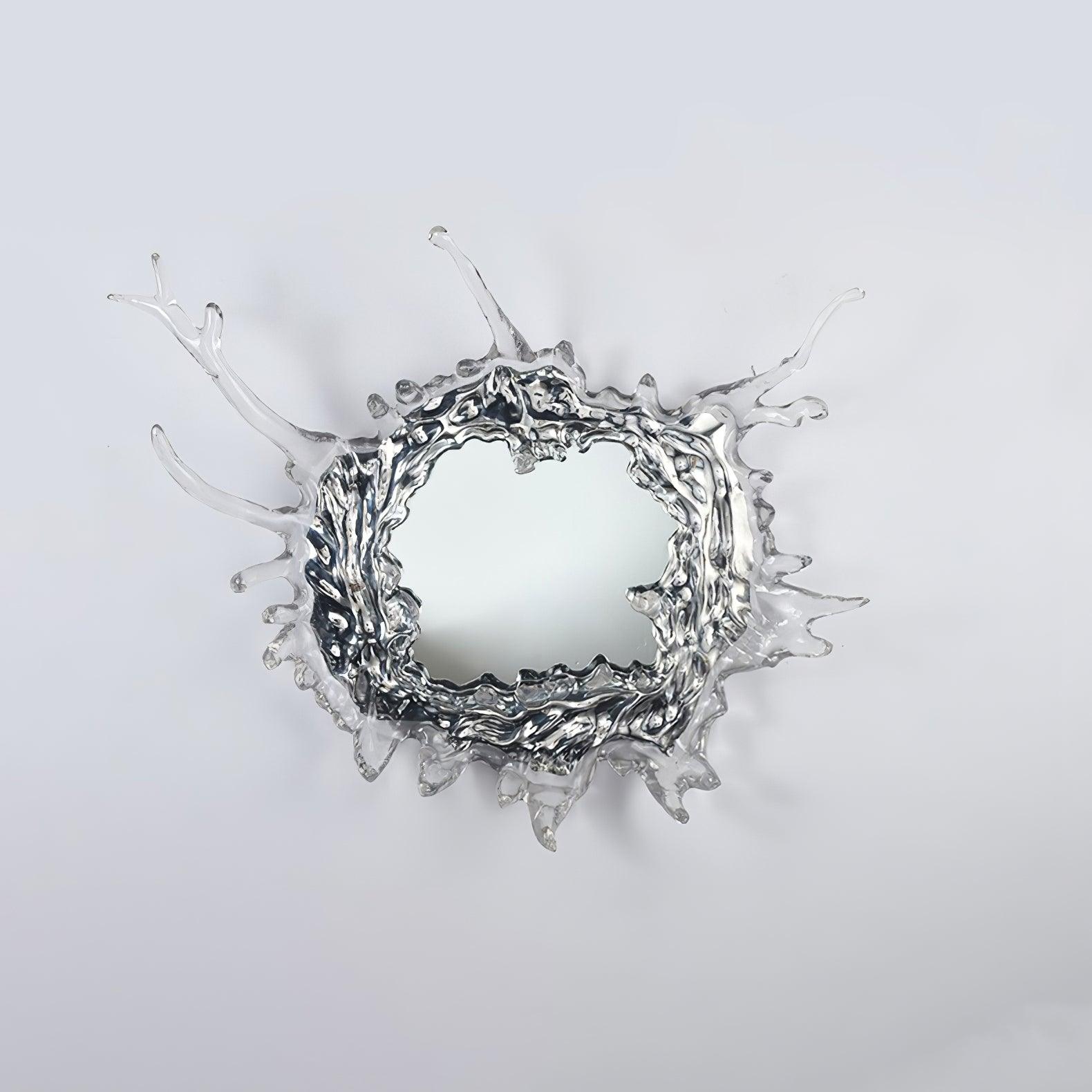 Water Drop Contemporary Mirrored Glass Wall Sconce