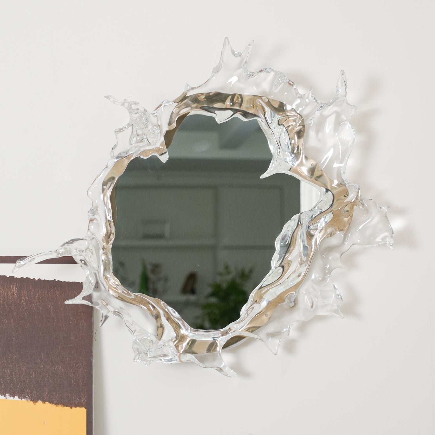 Water Drop Contemporary Mirrored Glass Wall Sconce