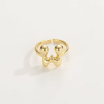 Load image into Gallery viewer, Cute Bubble Letter Initial Ring

