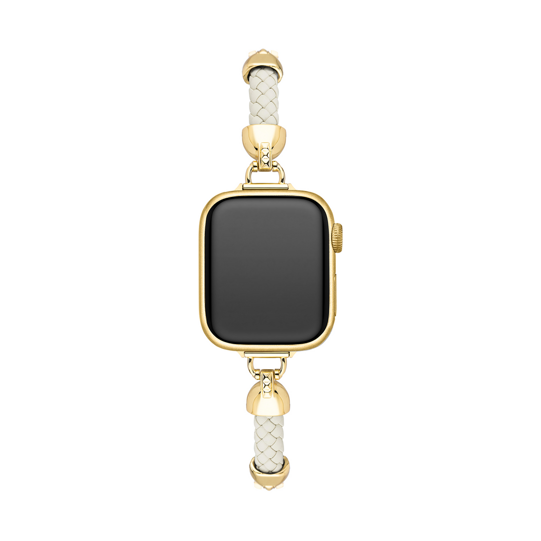 Sleek Metal Woven Apple Watch Bands for Women