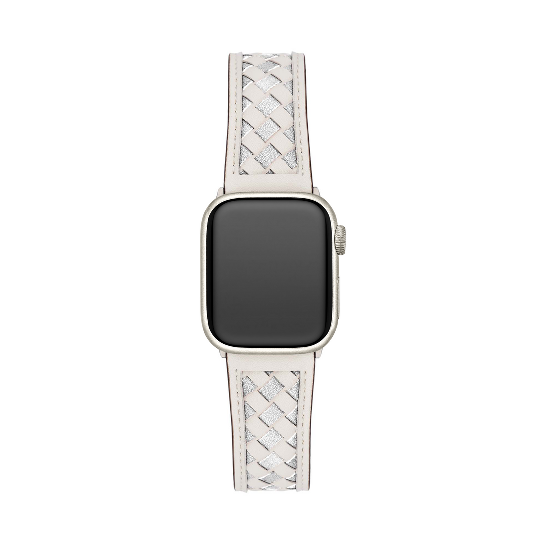 Classic Leather Braided Apple Watch Bands for Women
