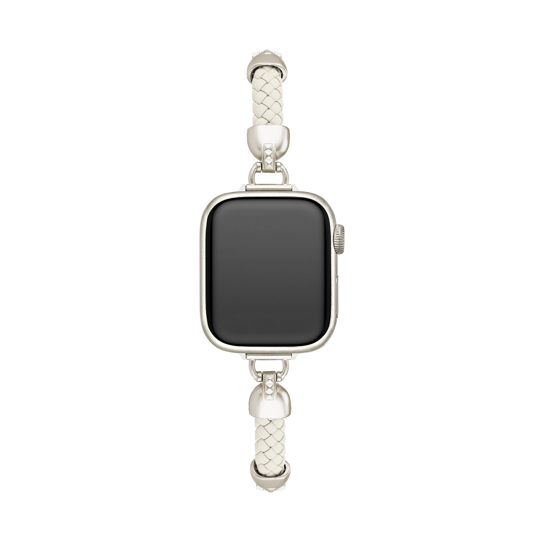 Sleek Metal Woven Apple Watch Bands for Women