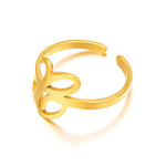 Load image into Gallery viewer, Adjustable Italic Cursive Letter Initial Ring
