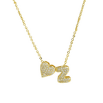 Load image into Gallery viewer, Elegant Statement Love Letter Initial Necklace
