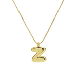 Load image into Gallery viewer, Chunky Feminine Letter Initial Necklace
