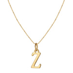 Load image into Gallery viewer, 14k Sleek Serif Initial Necklace
