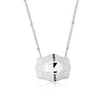 Load image into Gallery viewer, Dainty Belt Buckle Letter Initial Necklaces
