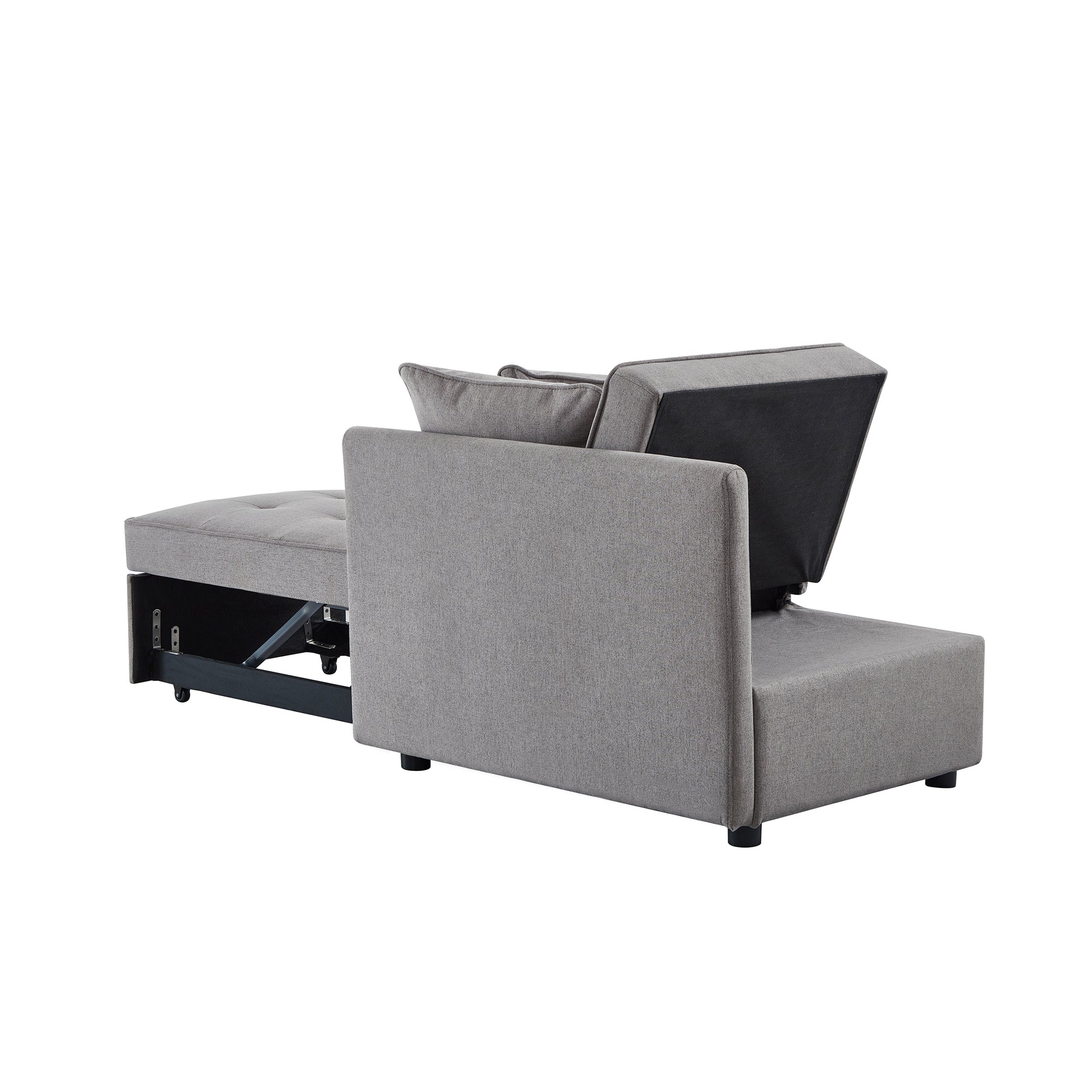 4 in 1 Multifunctional Single Sofa Bed with Adjustable Backrest