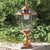 Retro Gold Solar Column Headlights with Dimmable LED