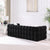 Black Boucle 5-Seater Marshmallow Loveseat Sofa