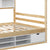 Full Size Bed with Roof, Bedside Shelves, and Under Bed Storage