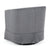 Gray Velvet Swivel Chair with 360-Degree Rotation and Comfortable Cushions