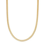 Load image into Gallery viewer, Snake Chain Herringbone Collarbone Necklace
