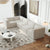 Kinshasa 5-Seat Modular Sofa in Beige